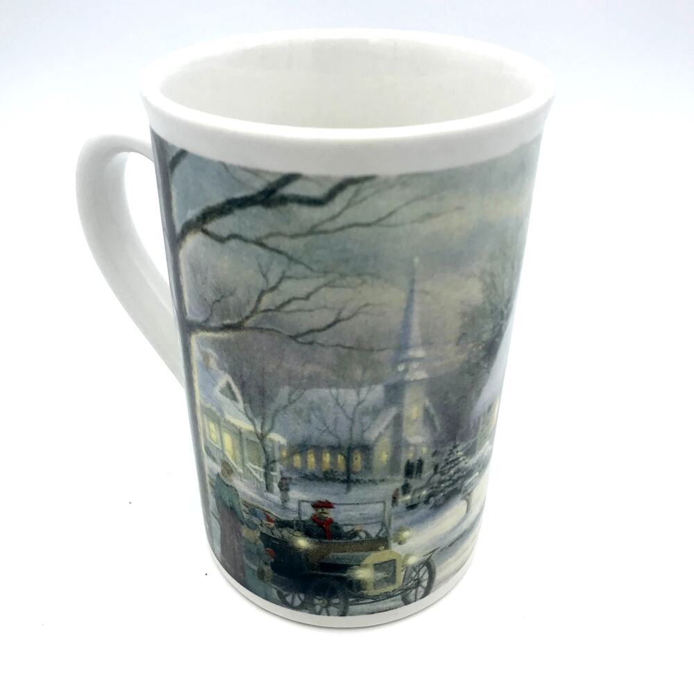 Thomas Kinkade Christmas Celebration Mug 2007 Designpac Gifts 16 oz